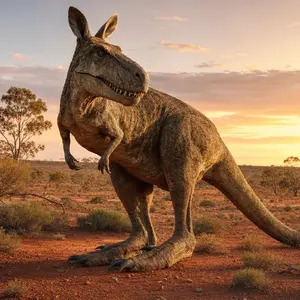 Kangaroo + Tyrannosaurus rex